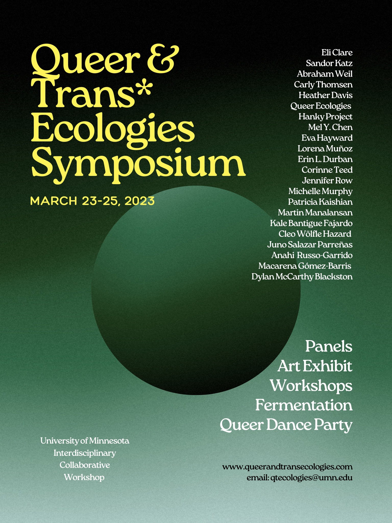 Queer & Trans* Ecologies Symposium